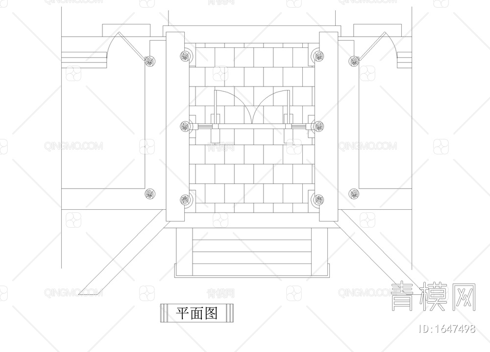 中国古建构件示例【ID:1647498】