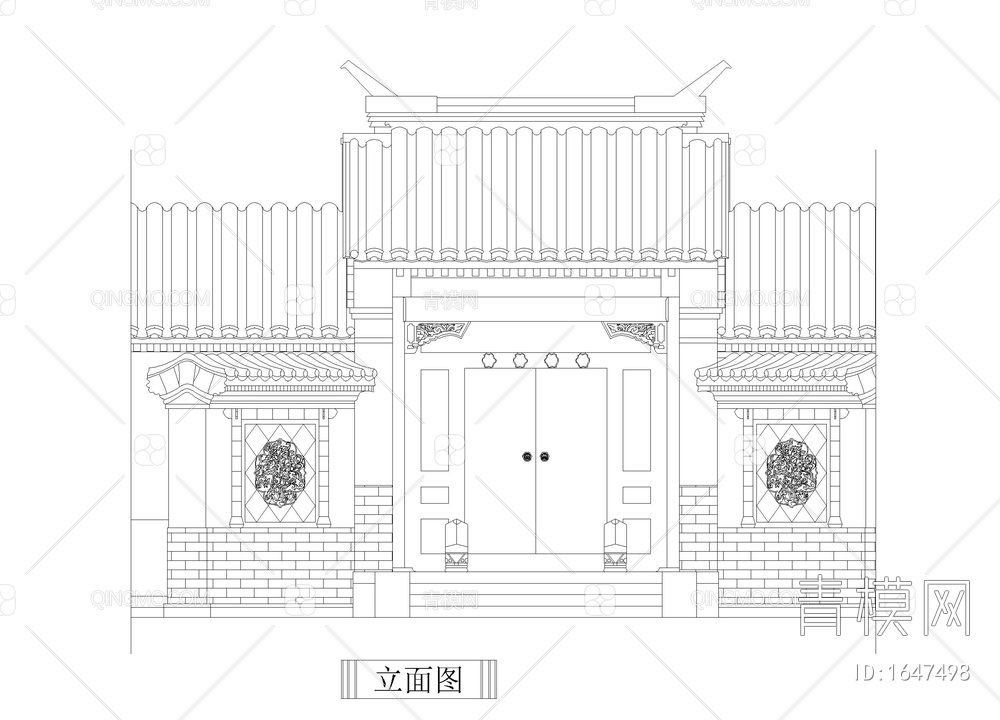 中国古建构件示例【ID:1647498】
