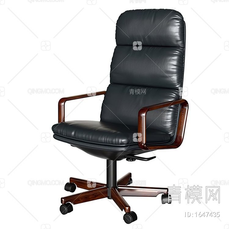 办公椅3D模型下载【ID:1647435】