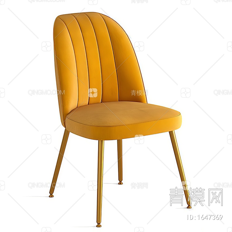 餐椅3D模型下载【ID:1647369】