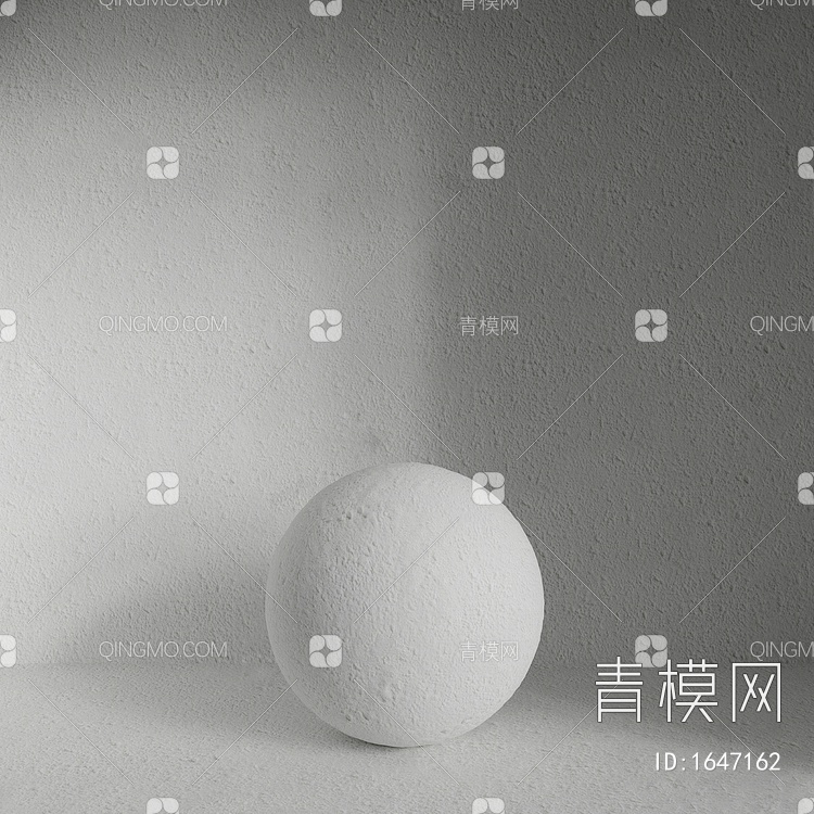 肌理漆 混凝土 石墙3D模型下载【ID:1647162】
