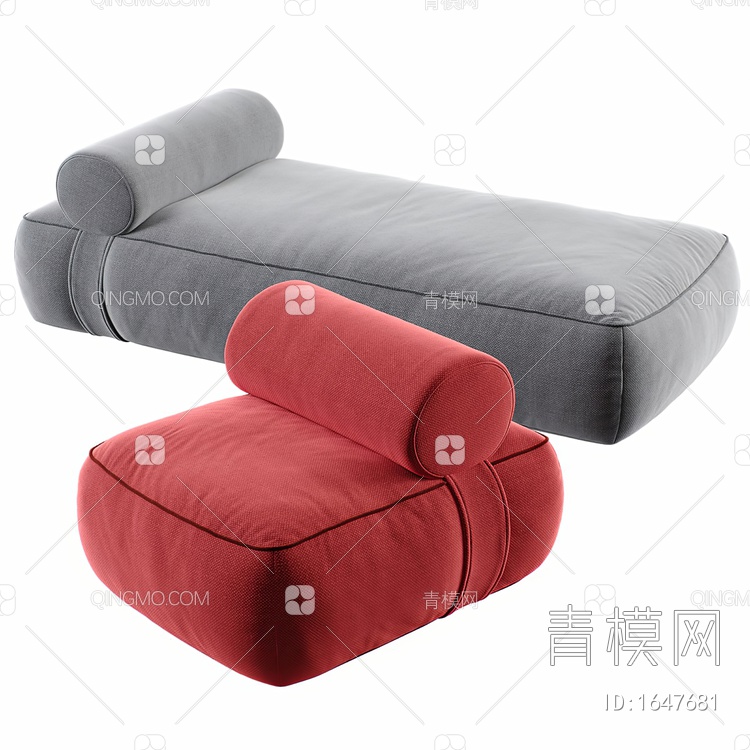 懒人沙发3D模型下载【ID:1647681】