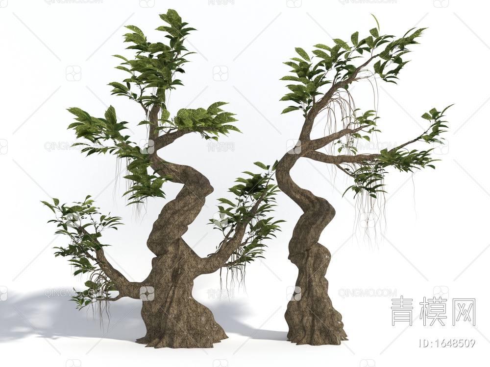 景观树3D模型下载【ID:1648509】