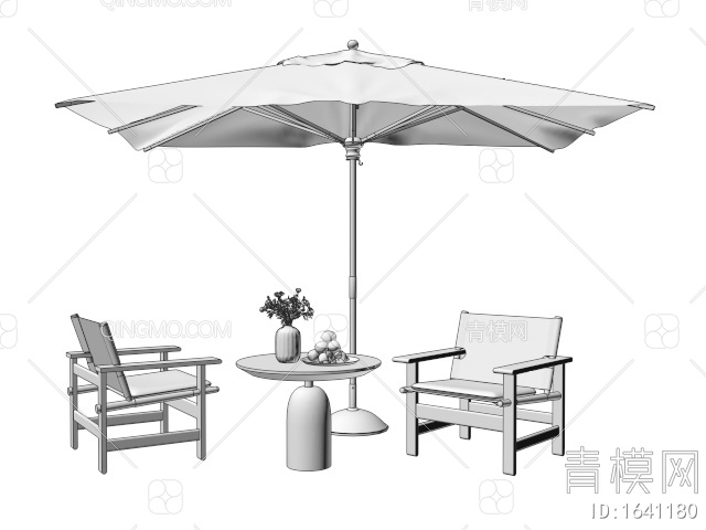 户外椅 休闲椅 户外桌椅 庭院桌椅3D模型下载【ID:1641180】