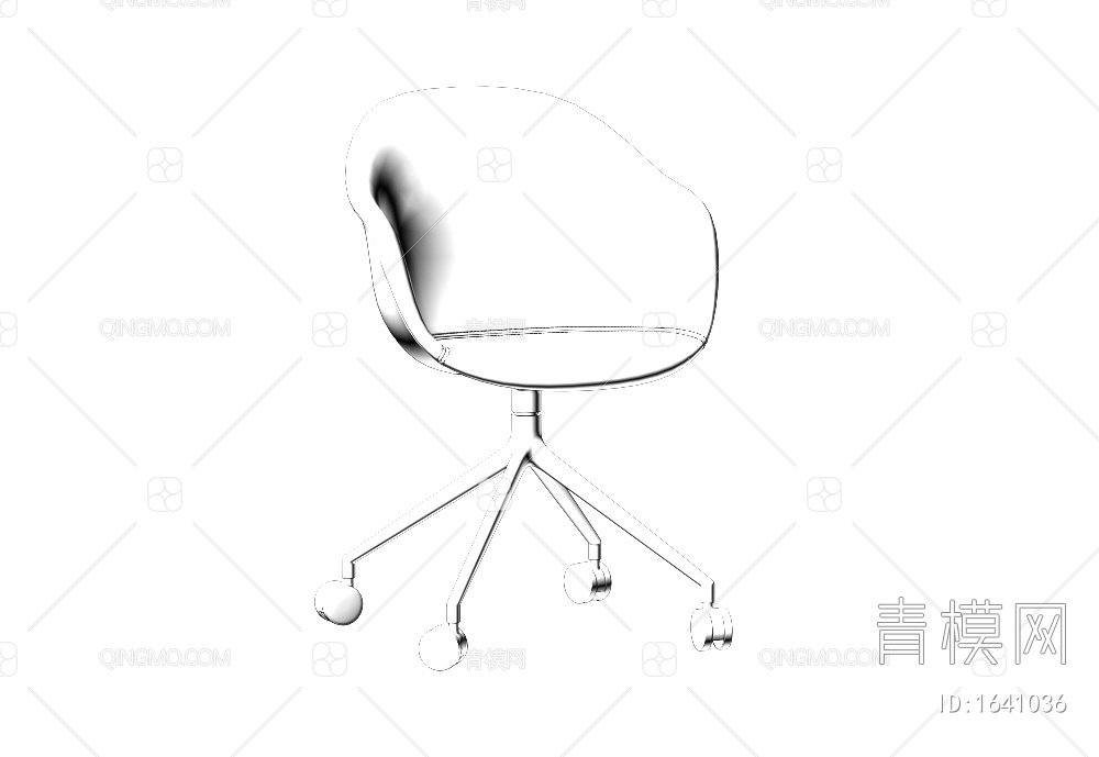单椅3D模型下载【ID:1641036】