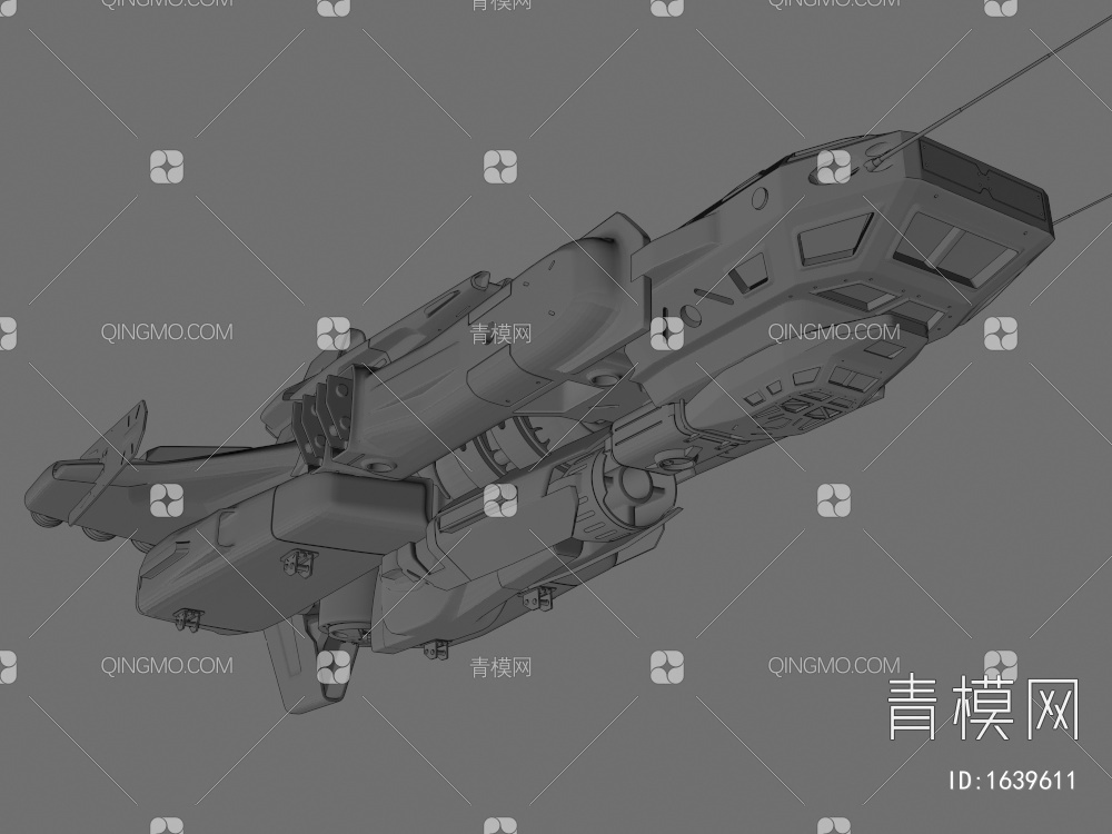 宇宙飞船3D模型下载【ID:1639611】