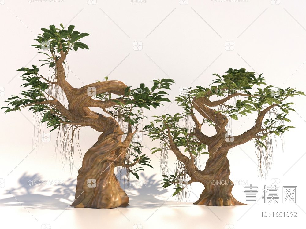 景观树3D模型下载【ID:1651392】