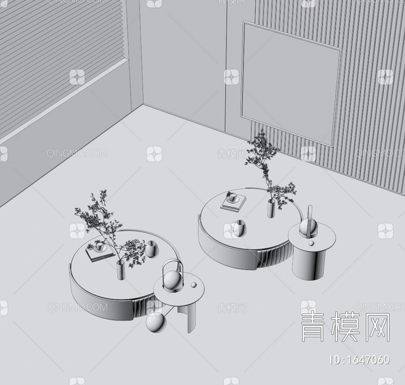 茶几3D模型下载【ID:1647060】