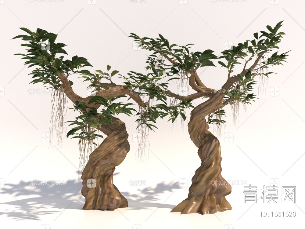景观树3D模型下载【ID:1651620】