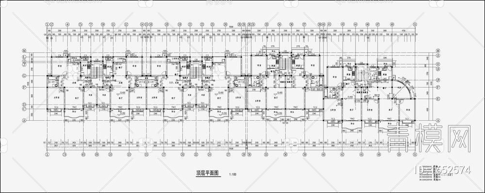 住宅区建筑设计 施工图【ID:1652574】