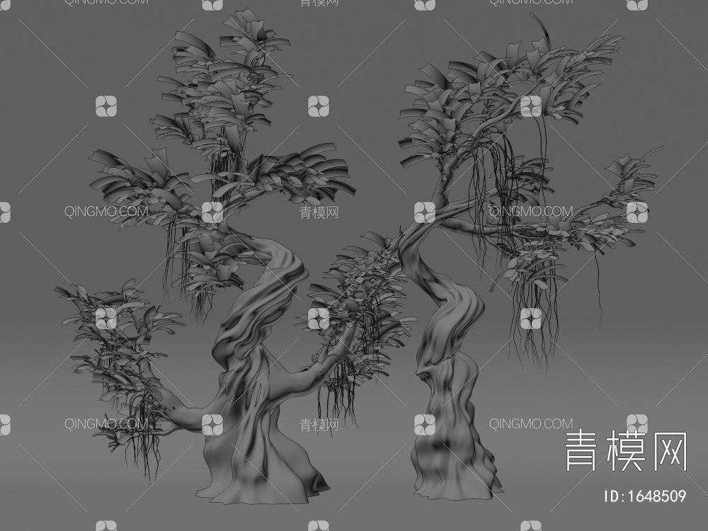 景观树3D模型下载【ID:1648509】