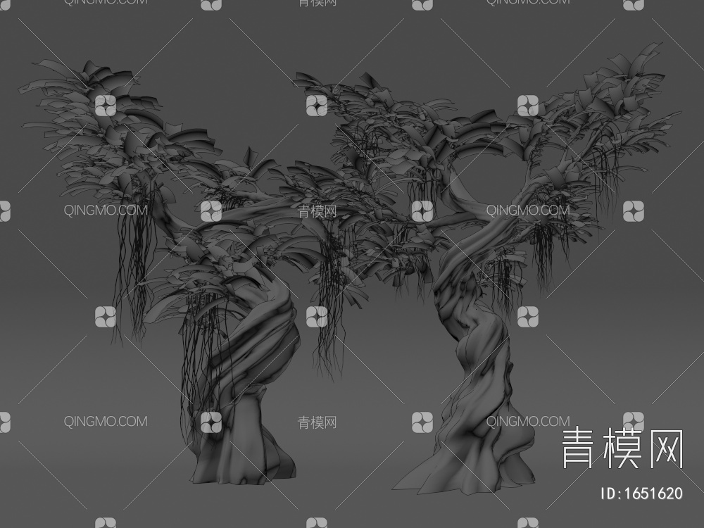 景观树3D模型下载【ID:1651620】