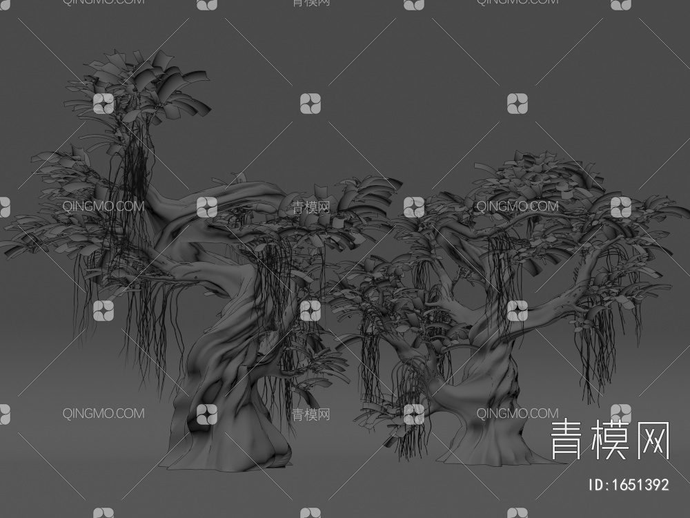 景观树3D模型下载【ID:1651392】