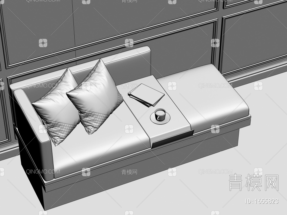 贵妃椅3D模型下载【ID:1655823】