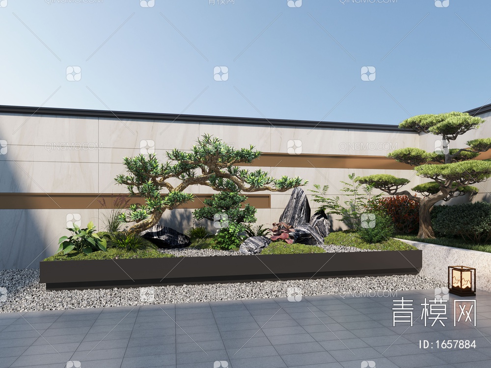 庭院景观3D模型下载【ID:1657884】