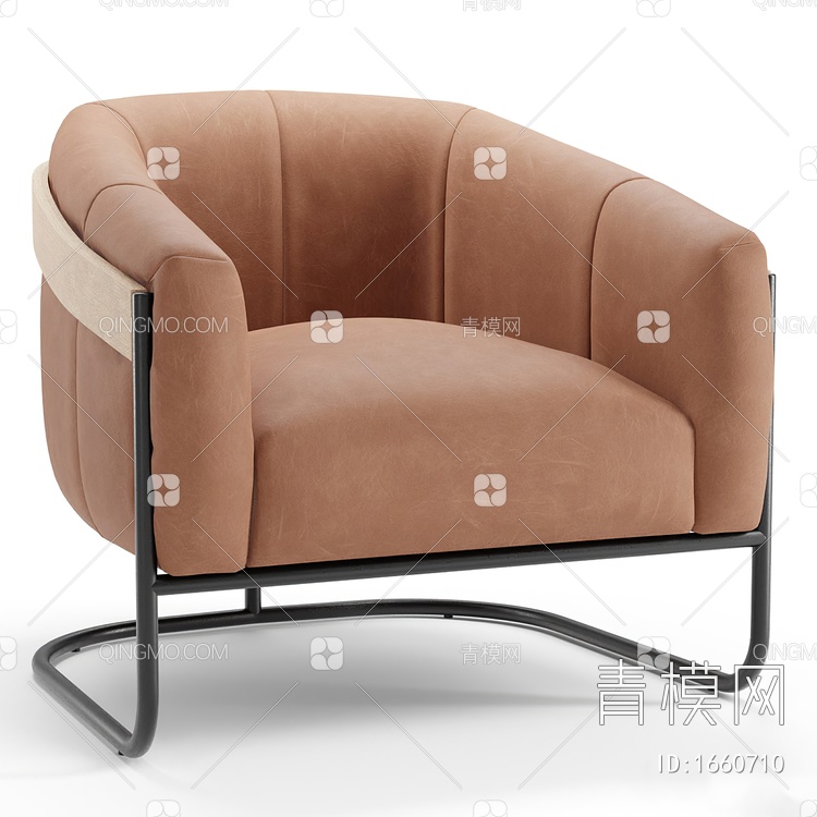 单人沙发3D模型下载【ID:1660710】