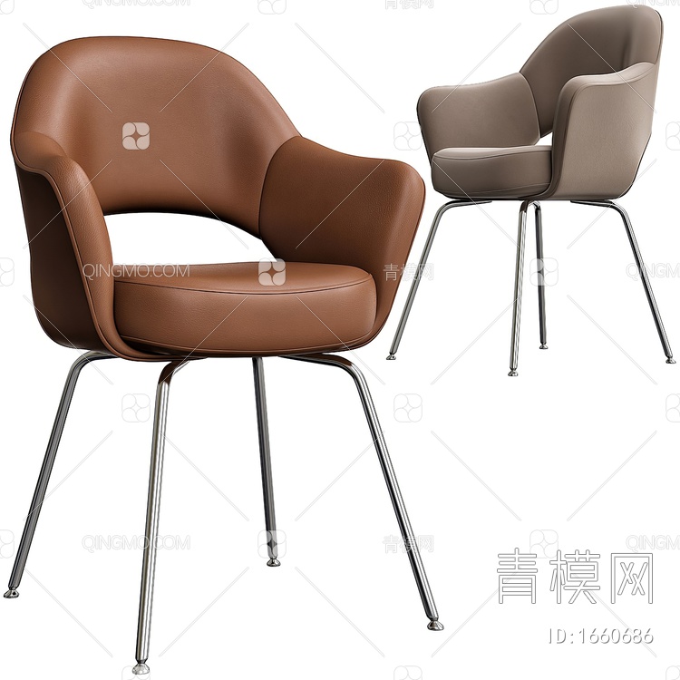 休闲椅3D模型下载【ID:1660686】