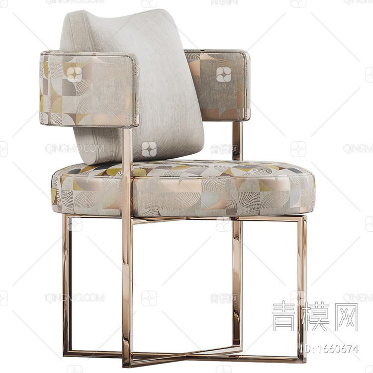 沙发椅3D模型下载【ID:1660674】