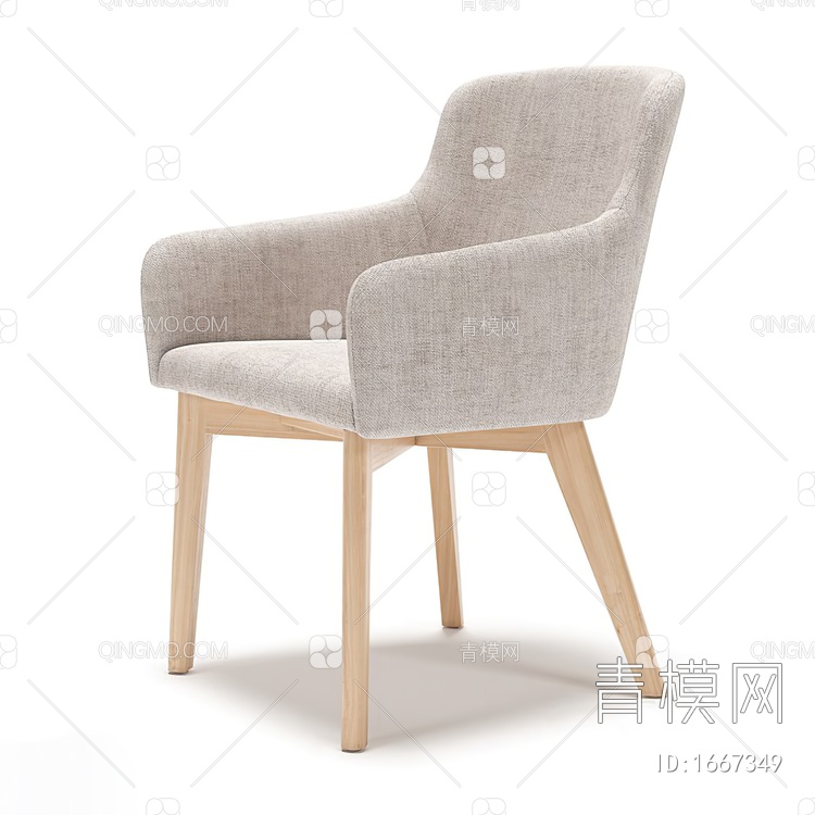 休闲椅3D模型下载【ID:1667349】