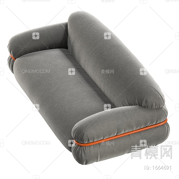 Tacchini双人沙发3D模型下载【ID:1664691】