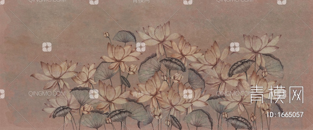 花卉壁纸贴图下载【ID:1665057】