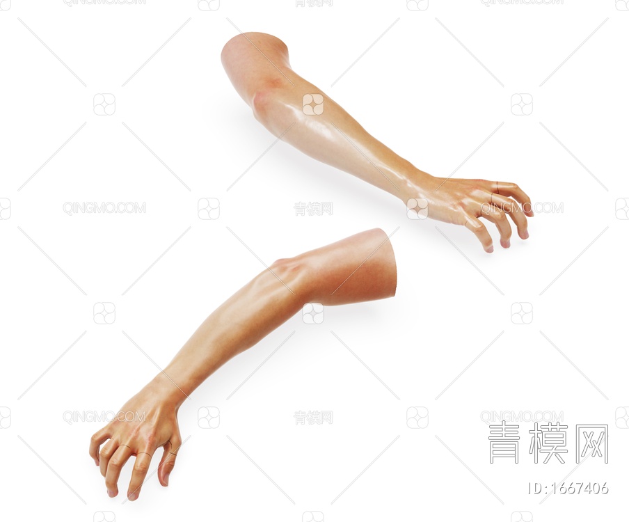 艺术雕塑 手臂SU模型下载【ID:1667406】