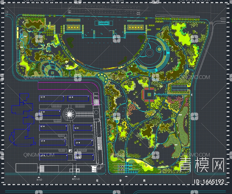 110套公园广场景观绿化设计【ID:1665192】