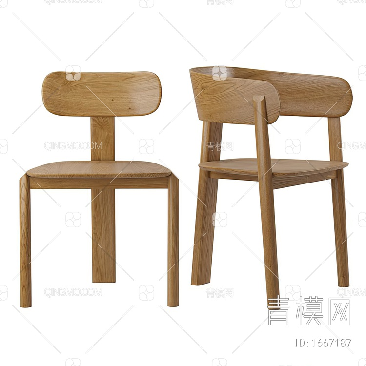 休闲椅3D模型下载【ID:1667187】