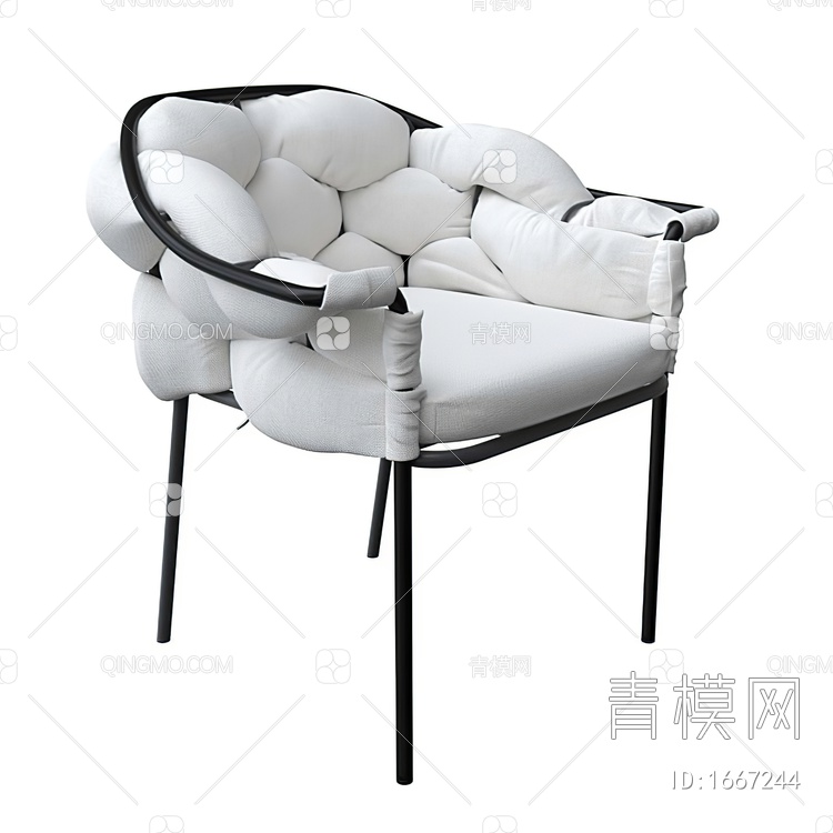 休闲椅3D模型下载【ID:1667244】
