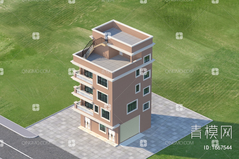 别墅 住宅 私宅3D模型下载【ID:1667544】