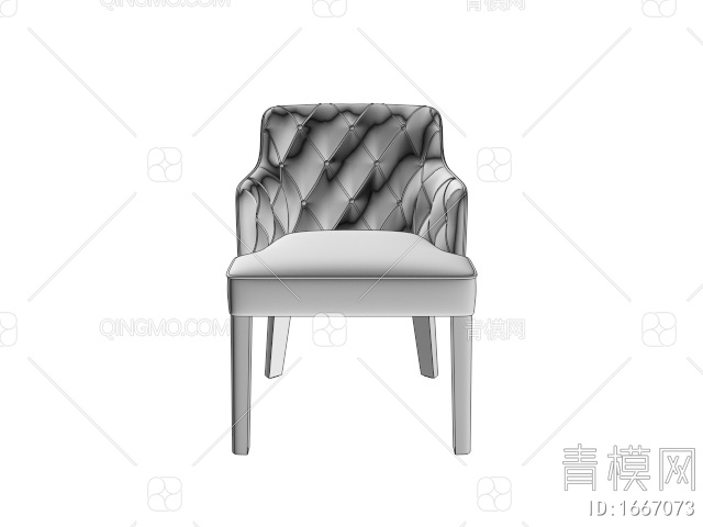 沙发椅3D模型下载【ID:1667073】