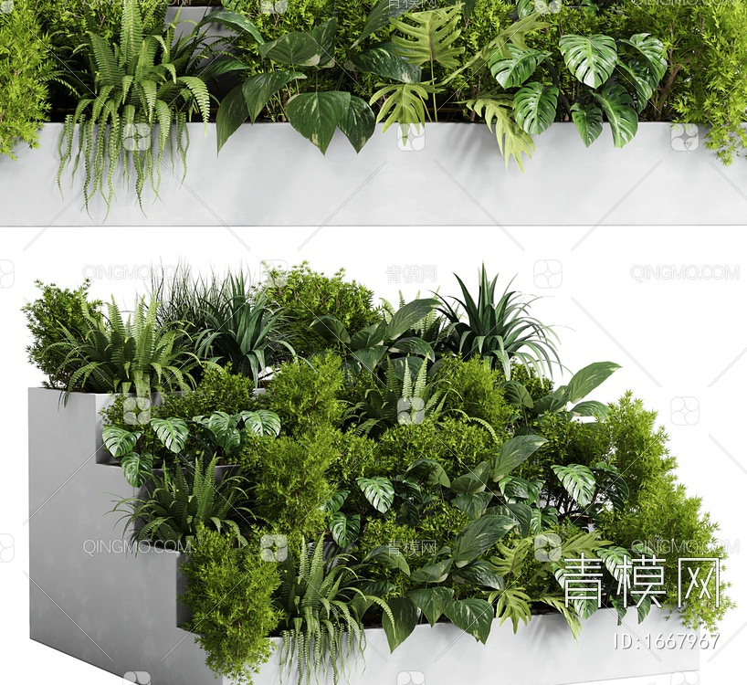 室外植物3D模型下载【ID:1667967】