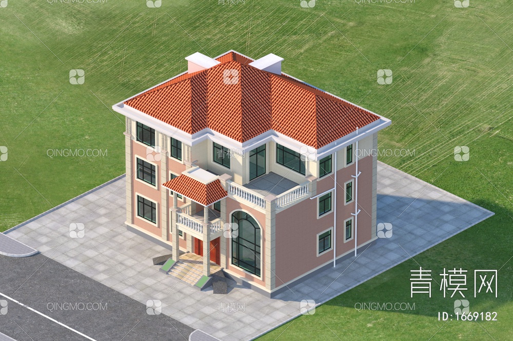 别墅 住宅 私宅3D模型下载【ID:1669182】