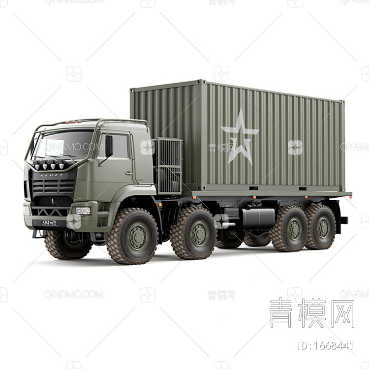 卡车3D模型下载【ID:1668441】