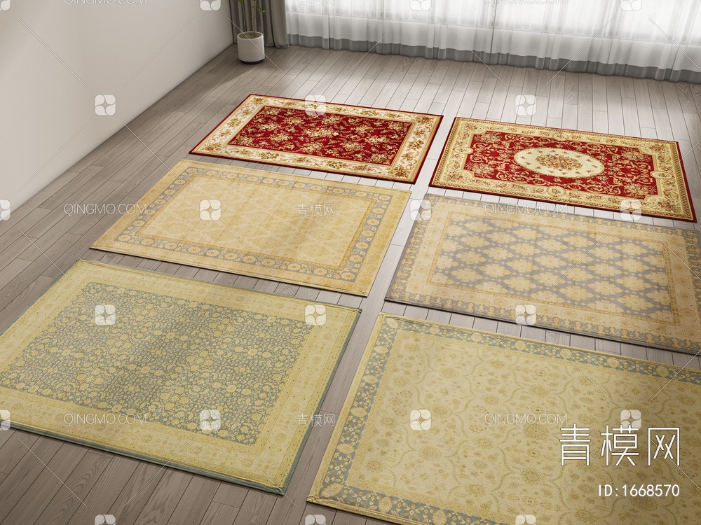 地毯3D模型下载【ID:1668570】
