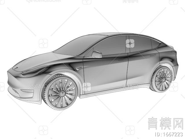 汽车3D模型下载【ID:1667223】