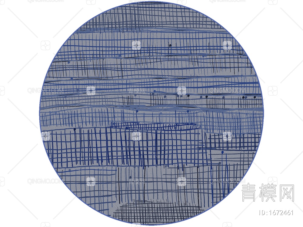 几何线条圆毯贴图下载【ID:1672461】