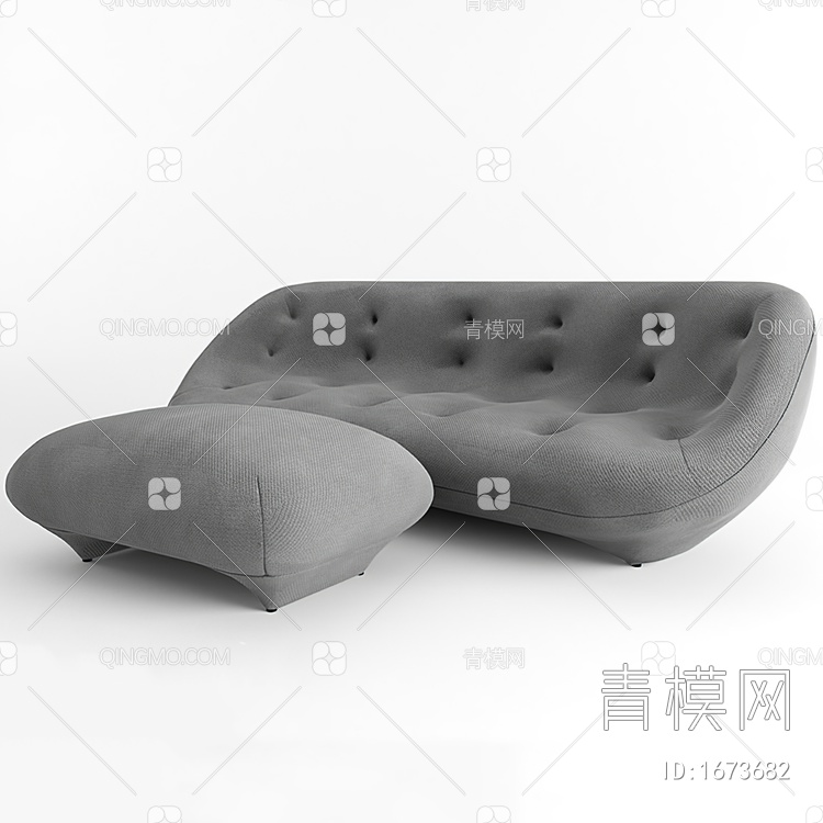 多人沙发3D模型下载【ID:1673682】