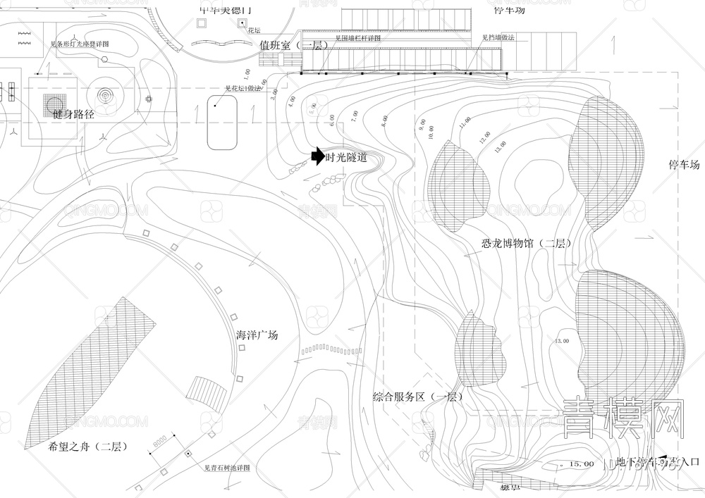主题公园规划平面图【ID:1671969】