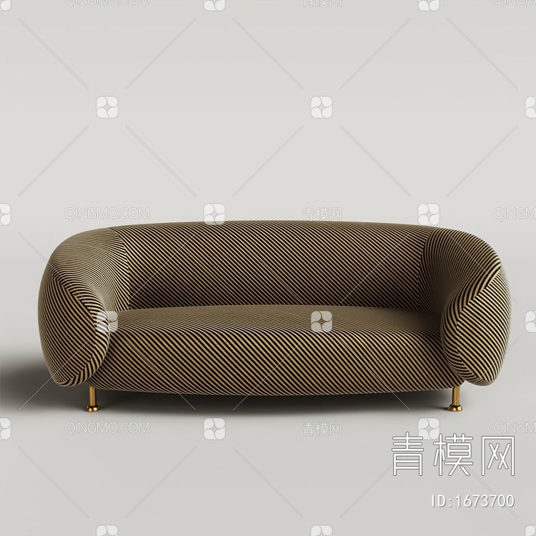 多人沙发3D模型下载【ID:1673700】