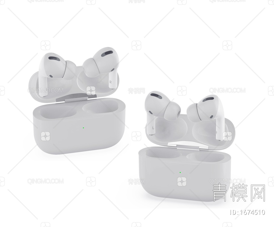 数码产品 蓝牙耳机SU模型下载【ID:1674510】