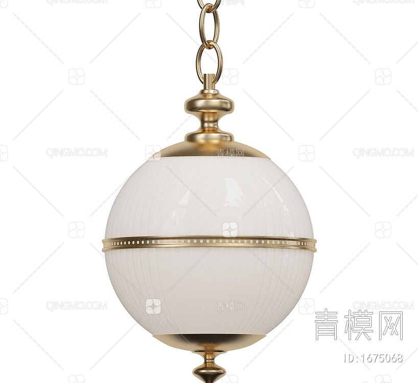 球形吊灯3D模型下载【ID:1675068】