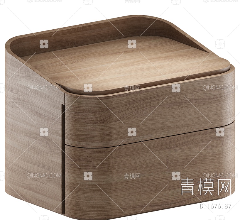 床头柜3D模型下载【ID:1676187】