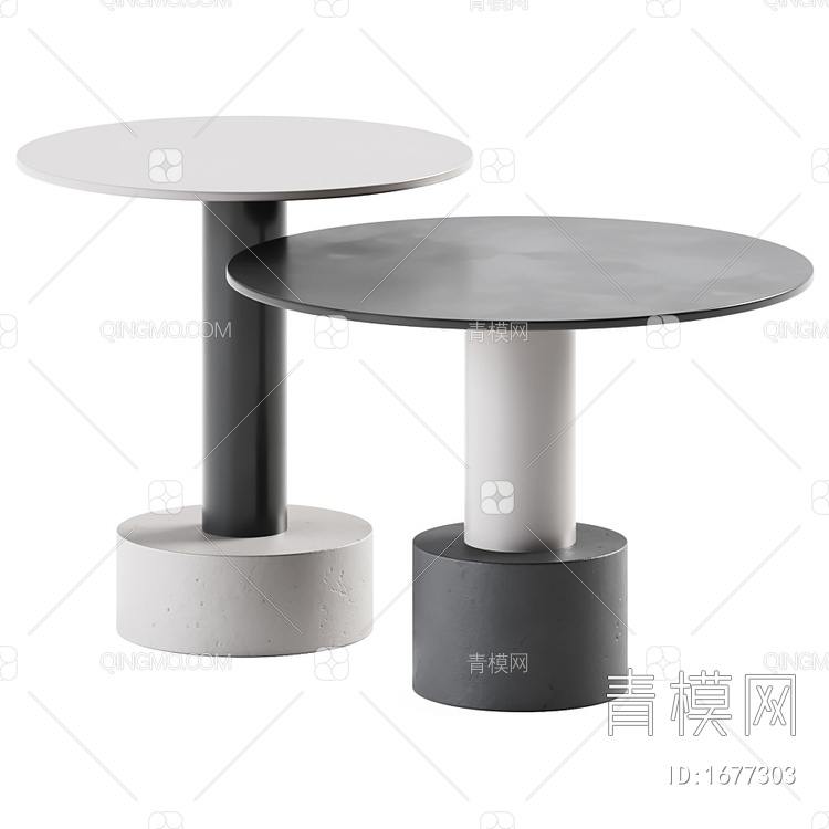 咖啡桌3D模型下载【ID:1677303】