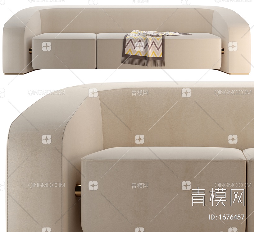 沙发3D模型下载【ID:1676457】