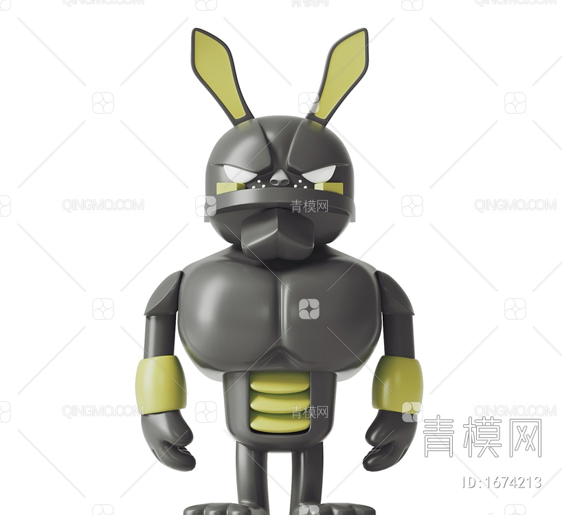 暴力的兔子3D模型下载【ID:1674213】