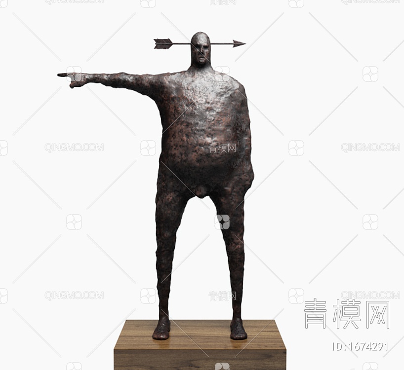 雕塑3D模型下载【ID:1674291】