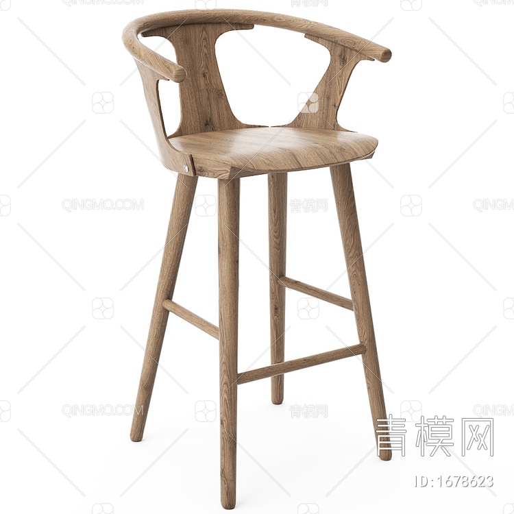 吧椅3D模型下载【ID:1678623】