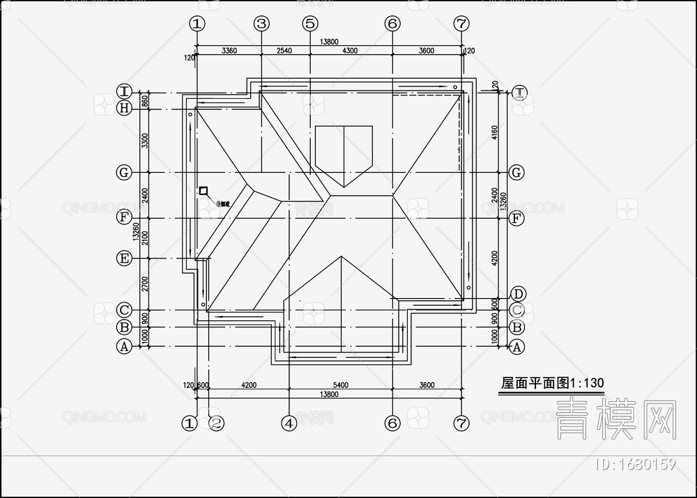 别墅住宅建筑 施工图【ID:1680159】