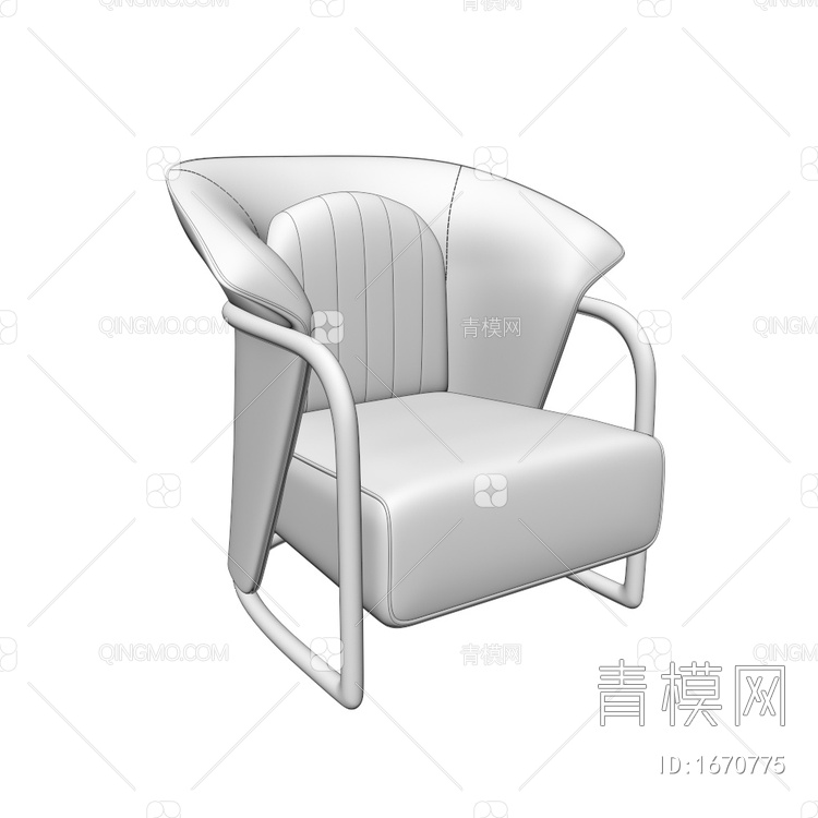 休闲椅3D模型下载【ID:1670775】
